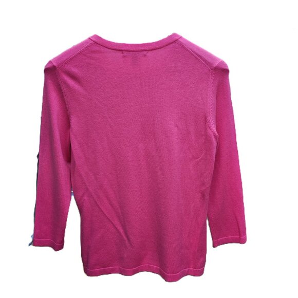 Banana Republic 3/4 Sleeve Cardigan Pink Medium - Picture 3 of 8
